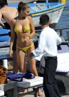 Nina Senicar - Wear Yellow Bikini in Ischia